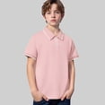 thumbnail image 2 of Polo Garçon Polo Uni Chemise de Rugby Polo à Manches Courtes Garçons 7-8 Ans, 2 of 4