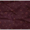 thumbnail image 4 of oneOone Organic Cotton Poplin Twill Fabric Carrot & Rabbit Face Animal Print Fabric by The Yard 42 Inch Wide, 4 of 4