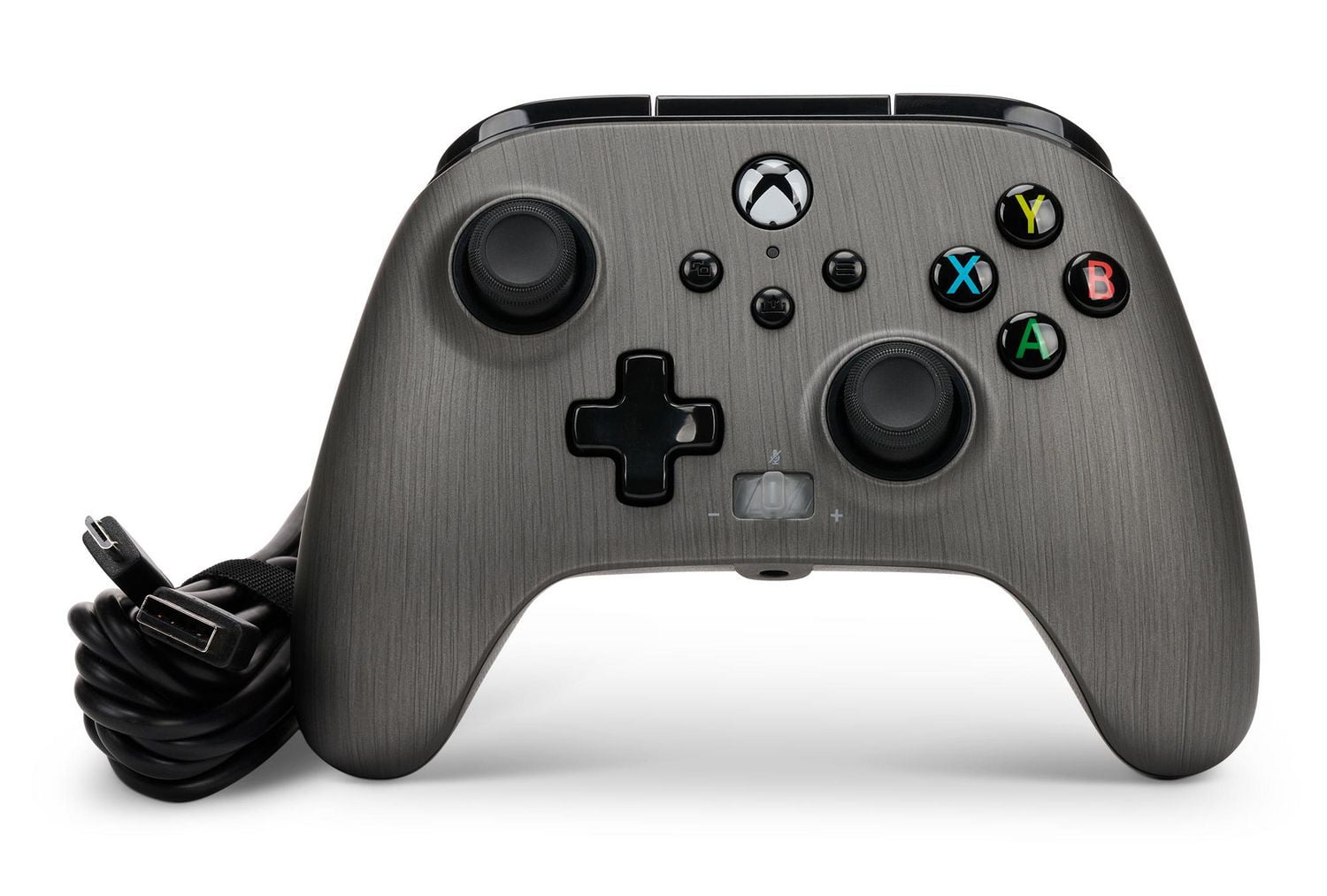 Manette filaire améliorée PowerA pour Xbox Series X|S - Brushed Gunmetal