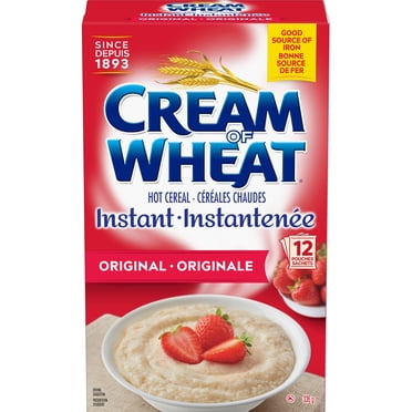 Cream Of Wheat Instant Original Hot Cereal. An excellent source of Vitamin D, iron and calcium.