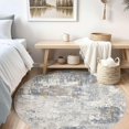 thumbnail image 2 of x Area Rug Living Room Rugs Washable Neutral Modern Abstract Soft Thin Large Rug Indoor Floor No Slip Rug Carpet for Bedroom Under Dining Table Home Office Decor Grey, 2 of 9