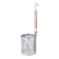 thumbnail image 1 of Stainless Steel Strainer With Wooden Handle Fine Mesh Food Strainer For Pasta And Ravioli Rubber Strainers Fr Kitchen Strainer with Handle Small Stainless Steel Protectors for Kitchen Metal Protectors, 1 of 9