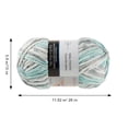 thumbnail image 2 of MAINSTAYS COZY CHENILLE 2 PACK SEAFOAM YARN, 2 of 4
