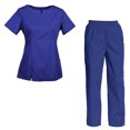 thumbnail image 1 of Women's Scrubs Set Scrub Top and Pants Scrubs Set, 1 of 3