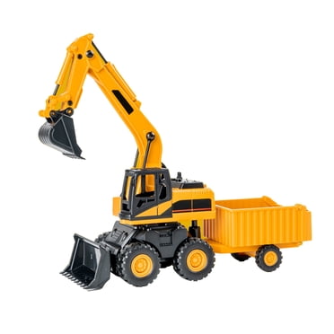 cuyhtdup Jouet pour Enfants, Bulldozer, Excavatrice, Modèle de Voiture, Jouets d'Excavatrice pour Garçons de 4 Ans Vente de Liquidation du Vendredi Fou Offre