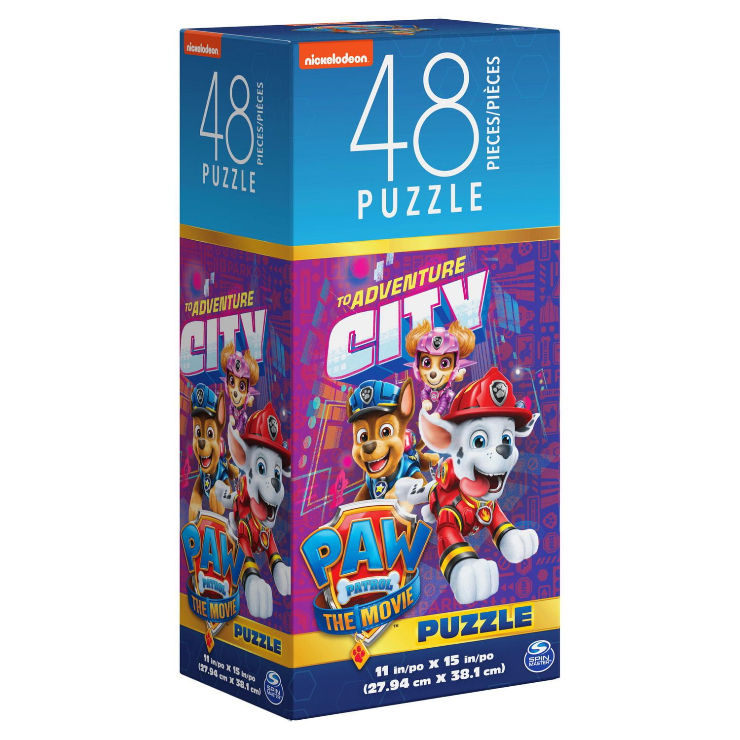 PAW Patrol the Movie Puzzle de 48 pièces, pour les familles et les enfants de 4 ans et plus