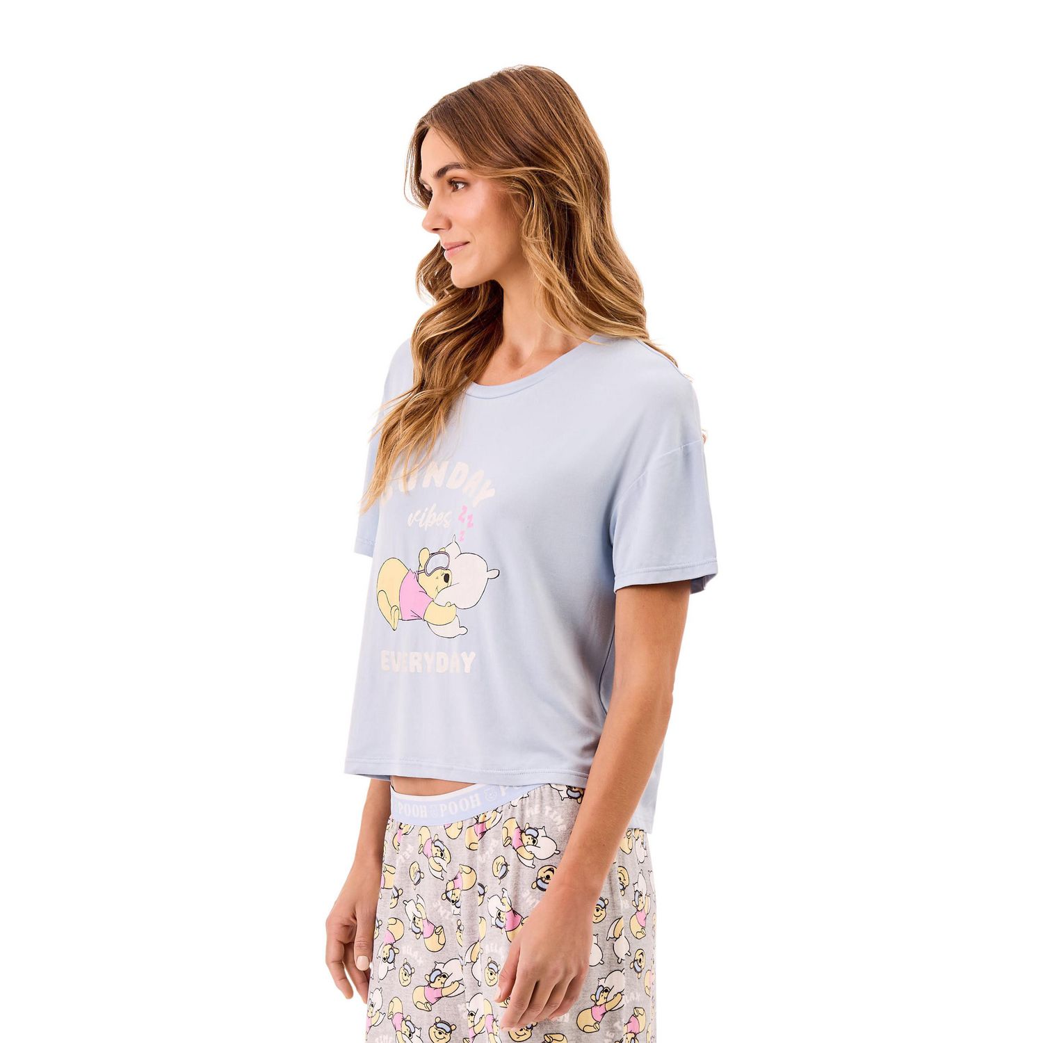 Disney Winnie the Pooh Women’s “Sunday Vibes Everyday” Sleep Shirt