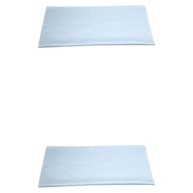 Decodeary Microfiber Glasses Cloth Lens Dust Dirt Remover Soft Computer Tablet Cellphone Screen Cleaning Supplies Blue 2Set