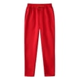 thumbnail image 3 of Men's Hop Casual Pants Solid Color Track Workout Trousers with Lace up and Pocket Design, 3 of 3