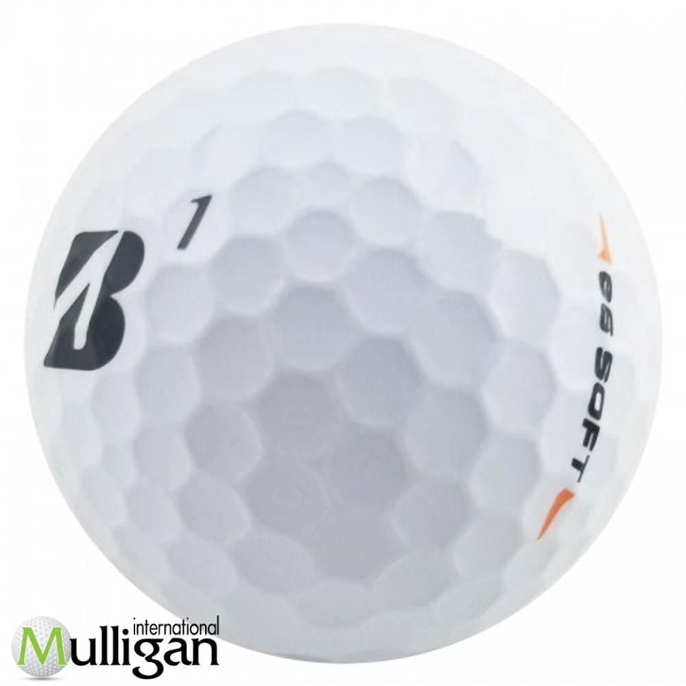 Mulligan - 12 Bridgestone E6 Soft 5A Recycled Used Golf Balls, White