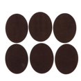 thumbnail image 2 of yuksok 3x6pcs Oval Shape Iron-on Suede Elbow Applique Cloth Coffee 3 Pcs, 2 of 7