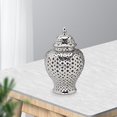 thumbnail image 3 of jifeng Ceramic Ginger Jar Temple Jar Crafts Porcelain Ginger Jar for Desktop Countertop, 3 of 8