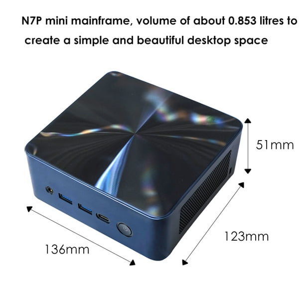 BRE NUC N7P Mini Gaming PC AMD Ryzen 7 7840HS, 32GB DDR5, 1TB SSD