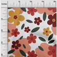 thumbnail image 2 of oneOone Cotton Poplin Brown Fabric Floral Sewing Craft Projects Fabric Prints By Yard 42 Inch Wide, 2 of 4