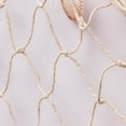 thumbnail image 4 of Net Decoration With Shells Mediterranean Style Net Decoration Outdoor Net Maritime Decoration For Photo Wall Party Bedroom Living Room, 4 of 6