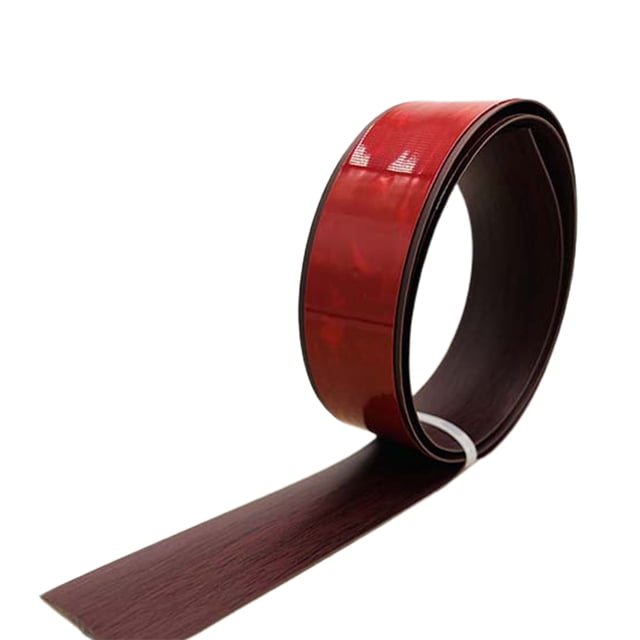Visland Door Seal Strip Self-Adhesive Floor Transition Strip Simple Installation Easy Cut PVC Edge Guard Seamless Floor Corner Cover