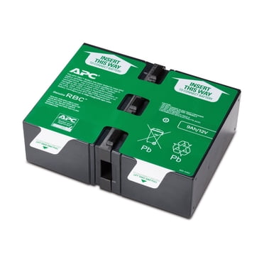 APC Replacement Battery Cartridge #124 - UPS battery - 1 x battery - lead acid - for P/N: BR1500G-RS, BX1500M, BX1500M-LM60, SMC1000-2UC, SMC1000-2UTW, SMC1000I-2UC