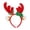 Red, variant on Christmas Decorations For Adults And Children, Deer Antler Hair Bands, Fabric Art, Christmas Gifts