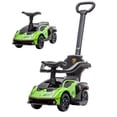 thumbnail image 1 of Aosom 3 in 1 Ride on Push Car, Licensed Kids Sliding Car, Green, 1 of 8