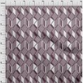 thumbnail image 3 of oneOone Georgette Viscose Fabric Parallelogram & Triangle Geometric Printed Craft Fabric BTY 42 Inch Wide, 3 of 4
