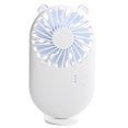 thumbnail image 2 of kurtrusly Mini Fan USB Rechargable Cooling Fan Handheld Portable Low Noize White-Bear, 2 of 8