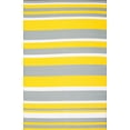 thumbnail image 1 of Erbanica Fiesta Indoor Outdoor Reversible Rug, Yellow Stripes, 5' x 8', 1 of 2