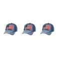 thumbnail image 3 of Decodeary Fashionable Baseball Cap Adjustable And Sun Defended Multi-colors Hat Denim 3 3Set, 3 of 6