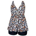 thumbnail image 1 of HAWEE Womens Plus Size Tankini Swimsuits with Shorts Two Piece Bathing Suit Floral Printed Swimwear, 1 of 4