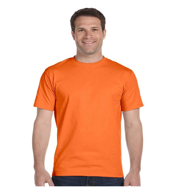 Hanes Lay-Flat Tag-Free Crewneck Beefy T-Shirt, Style 5180