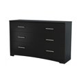 thumbnail image 2 of South Shore Gramercy 6-Drawer Dresser for Adult, in Pure Black, 2 of 8
