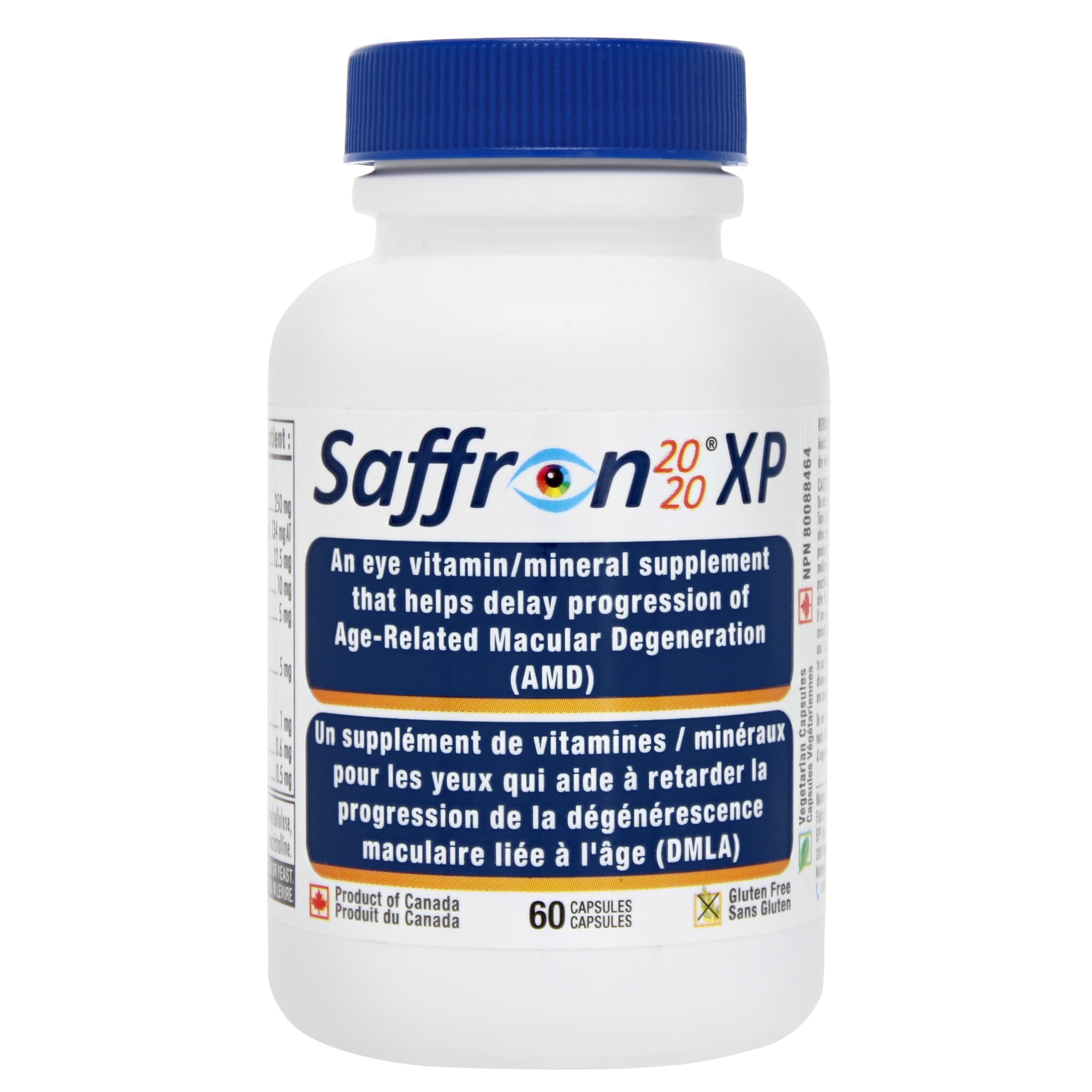 Persavita Canada Saffron Eye Supplement Saffron 2020-XP, 60 Capsules