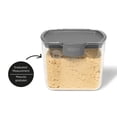 thumbnail image 2 of Starfrit Prokeeper Brown Sugar Storage Container with Terracotta Disk, Graduated Measurements, 2.5lb/1.1kg, Airtight, 2 of 7