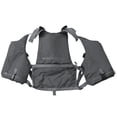 thumbnail image 2 of Graflsoa Adjustable Polyester Life Jacket with Detachable Pads, Multiple Pockets, and Durable Stitching for Outdoor Activities - Grey, 2 of 6