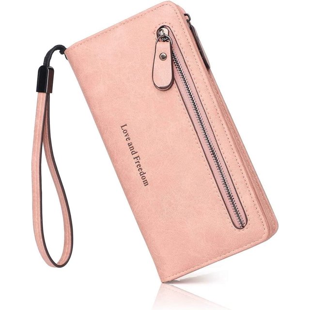 Sac à Main en Cuir pour Femmes, Long Sac à Main Élégant pour Femmes