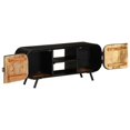 thumbnail image 3 of vidaXL TV Cabinet & TV Stand 110x30x45 cm Rough Mango Wood, 3 of 5