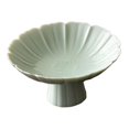 thumbnail image 2 of Abbracc Ceramic Footed Bowl Countertop Decorative for Home Decor Kitchen Living Room Light Green, 2 of 9