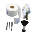 thumbnail image 4 of HILABEE Salon Barber Cape Set Barber Accessories Neck Duster Brush Barber Neck Paper, 4 of 9