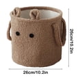 thumbnail image 3 of Foldable Laundry Basket with Sisal Rope Handle, Laundry Hamper for College Dorm Bathroom Bedroom, Dirty Clothes Storage, 3 of 6