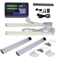 thumbnail image 1 of DRO 2 Axis Digital Readout Display with 2pc Glass Linear Scale 5 Micron Accuracy for CNC Mill Lathe Machine (350+400), 1 of 4
