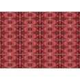 thumbnail image 1 of Ahgly Company Tapis Rectangulaire Lavable en Machine Rouge Transitionnel, 8 Pieds x 10 Pieds, 1 of 7