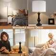 thumbnail image 3 of Modern Oval Lamp Shade Eye Care Suitable for Table Floor Lamp, with  Light Transmittance, 3 of 8