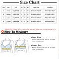 thumbnail image 2 of Bigersell Front Closure Bras for Women Summer Wireless Bra Wire-Free Bra Style R3681 V-Neck Full-Coverage Bras Hook and Eye Bra Closure Women Size Lace Bras Gray M, 2 of 4