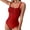 Red, variant on Styesk Womens Swimsuits Women's Solid Color Jumpsuit Bikini Swimsuit