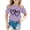Violet Clair, variante sur Zhuashum T-Shirts pour Fille Enfant Cœur Graphique T-Shirt à Manches Courtes Col Rond Chemise Charme Tout-Petit Printemps Été Vêtements Bleu Clair 4-5 Ans