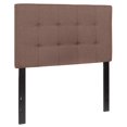 thumbnail image 1 of Bedford Tufted Upholstered Twin Size Headboard in Camel Fabric, 1 of 8