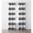 thumbnail image 1 of Mainstays Stripe Pearl Curtain Panel Pair, 1 of 3