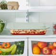thumbnail image 3 of Pyrex Plat de Cuisson en Verre Profond avec Couvercles en Plastique, Ensemble de 4 Pcs, 3 of 6