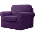 thumbnail image 1 of CHUN YI Stretch Checks Spandex Sofa Cover Separate Backrests Cushions Cover Slipcover, 1 of 5