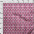 thumbnail image 3 of oneOone Rayon Fuschia Pink Fabric Geometric Dress Material Fabric Print Fabric By The Yard 56 Inch Wide, 3 of 5