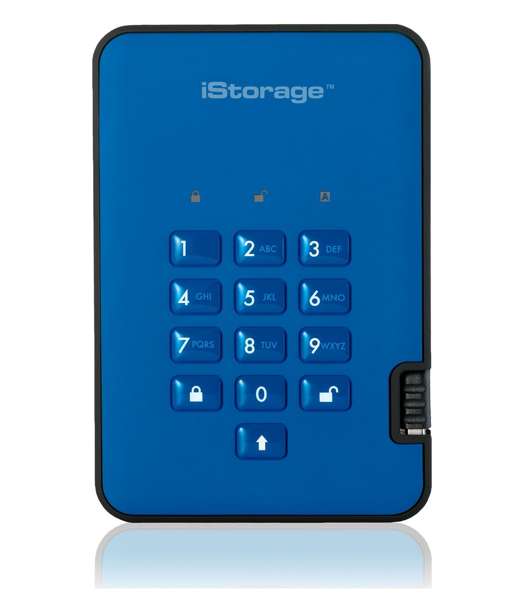 iStorage - diskAshur2 SSD 256-bit 128GB - Blue